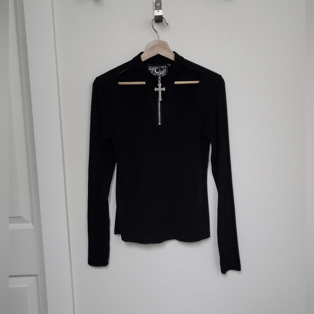 Killstar Scarlet Cross Top